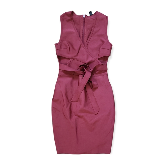 Windsor Wine Red Bandage Dress - Picture 1 of 8